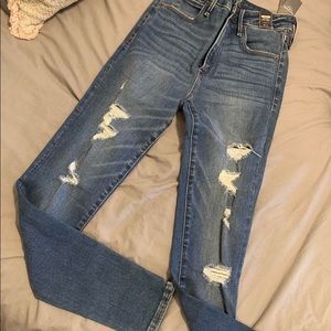 Abercrombie and Fitch High Rise Skinny Jeans